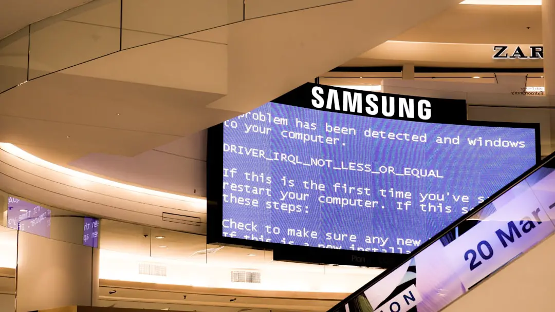 Photo Error message