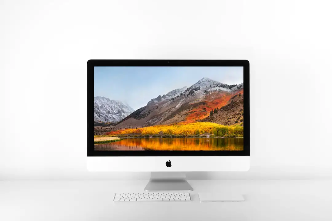 Photo MacBook screen